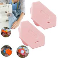 Magnetic Seam Guide for Sewing Machine, 1 Count Polygonal Strong Magnetic Gauge, Multifunctional Seam Guide Hemmer with Scale...