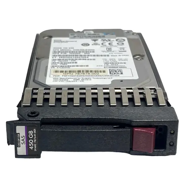 787641-001 HP 450GB 12Gb/s SAS 15000 2.5-inch Hard Drive