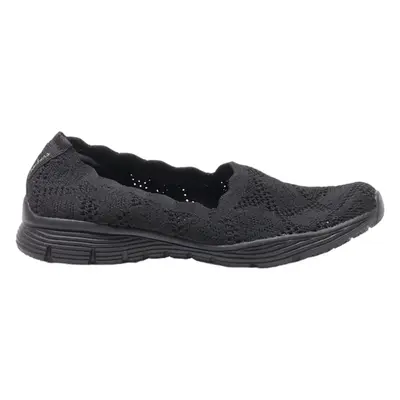 SKECHERS Pump Shoes Black Synthetic Womens UK 3