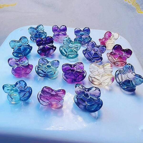 Christmas Theme Natural Fluorite Carved Healing Figurines