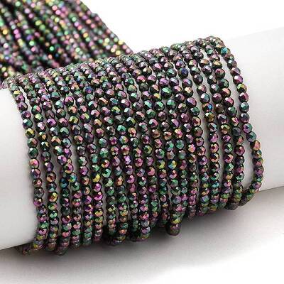 Electroplate Glass Beads Strands