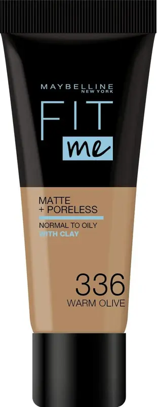 Maybelline Fit Me Matte + Poreless Liquid Foundation 336 Warm Olive 30ml