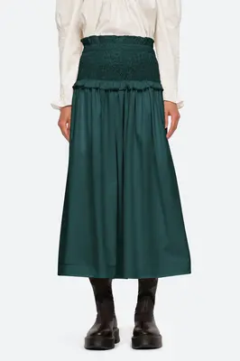 Skirt Rs23-046 Emerald | Color: EMERALD | Size: L