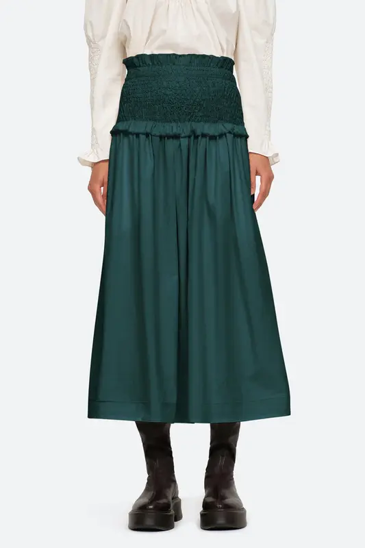 Skirt Rs23-046 Emerald | Color: EMERALD | Size: L