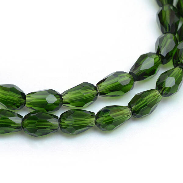Transparent Glass Bead Strands