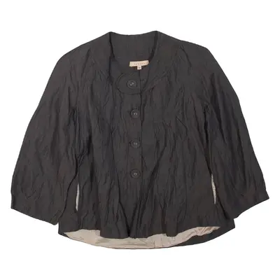 SANDRO Womens Blouse Grey Long Sleeve S