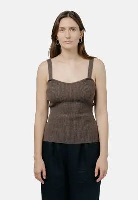 Ulaanbaatar Strap Top Brown | Size: S