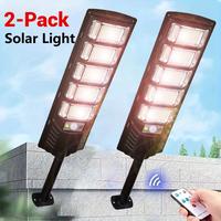 IP65 Waterproof Solar Security Lights, 504 LED Solar Motion Sensor Security Lights (Dusk to Dawn) with Bracket Solar Flood Li...