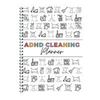ADHD Cleaning Planner Notebook, 1 Count Comprehensive Weekly Monthly Annual Cleaning Checklist Notebook, Effective Home Clean...