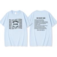 WDNC Club We Do Not Care Shirt – Funny Statement Graphic Tee for Women & Men | EST. 2025 Trendy Oversized T-Shirt with Back...