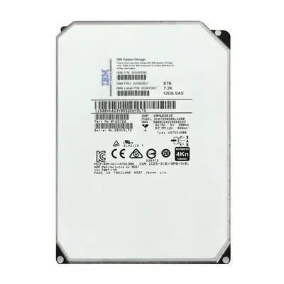 00WK867 IBM 8TB 12Gb/s SAS 7200 3.5-Inch Hard Drive