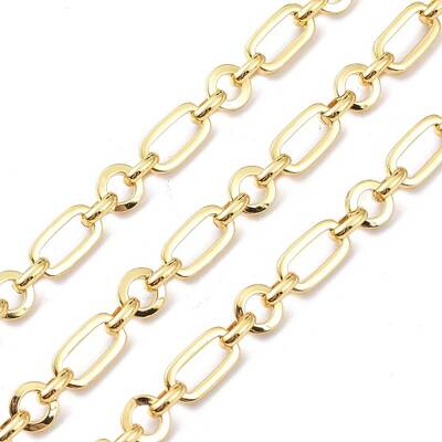Brass Figaro Chain