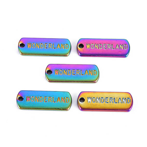Rainbow Color Alloy Charms