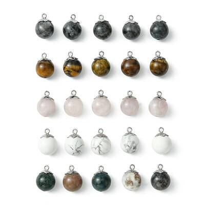 Natural Mixed Stone Pendant