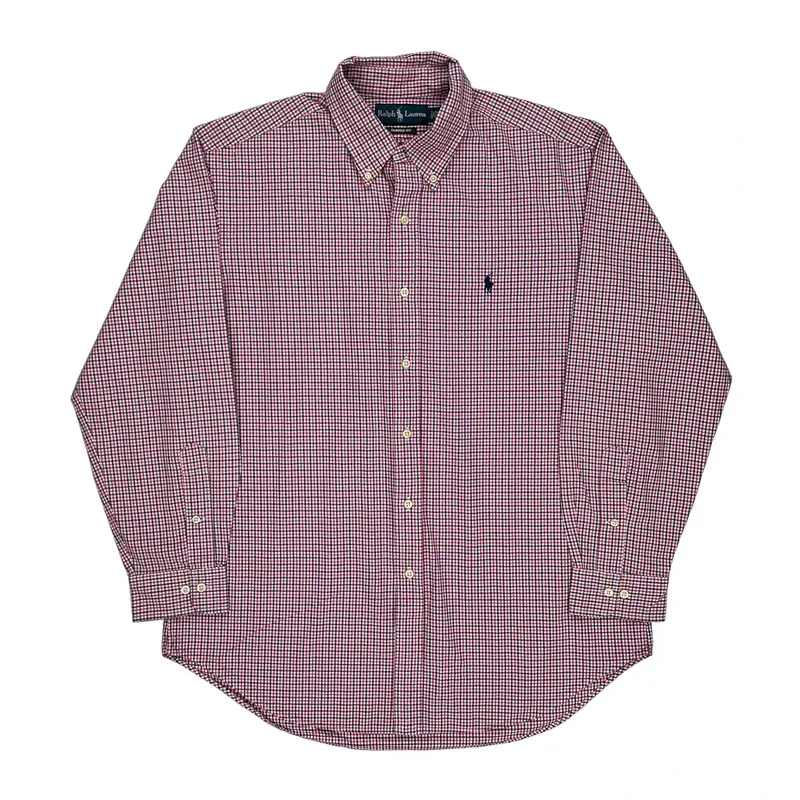 Classic Fit Ralph Lauren Checked Shirt - Large Multicoloured Cotton