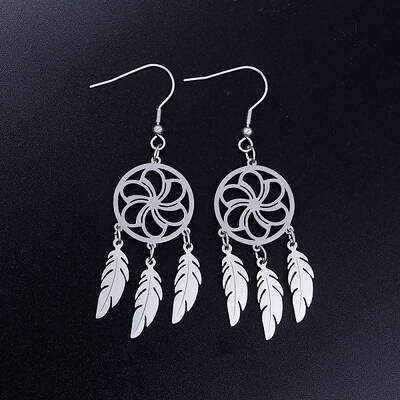 Tarnish Resistant 201 Stainless Steel Chandelier Earrings