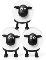 Trendy decor, Sheep Toilet Paper Holder - Fun Toilet Paper Holder Self-contained Bathroom Set - 3D printed Black Sheep Toilet...