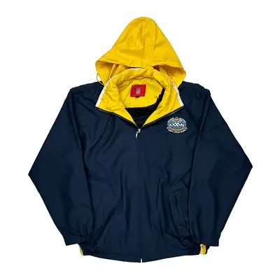 Super Bowl Xxxvii Nfl Jacket - Large Navy Polyester