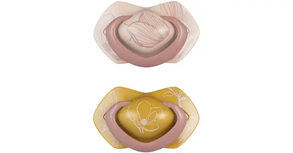 Canpol babies Light Touch Gold pacifier 6-18m pink 2 pcs