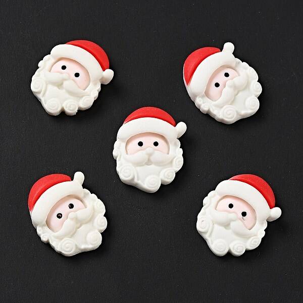 Opaque Christmas Resin Cabochons