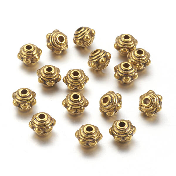 Tibetan Style Alloy Spacer Beads