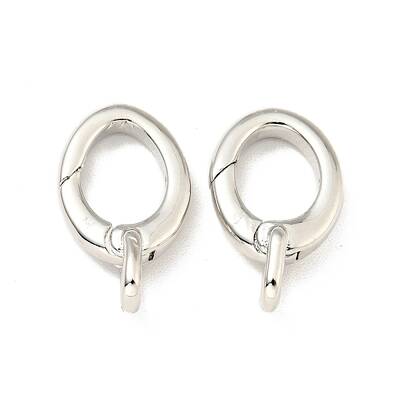 Brass Spring Gate Rings