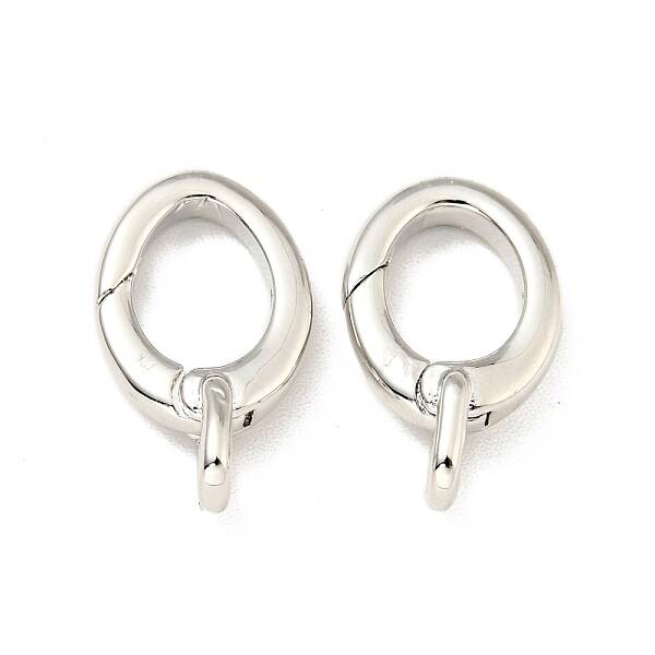 Brass Spring Gate Rings