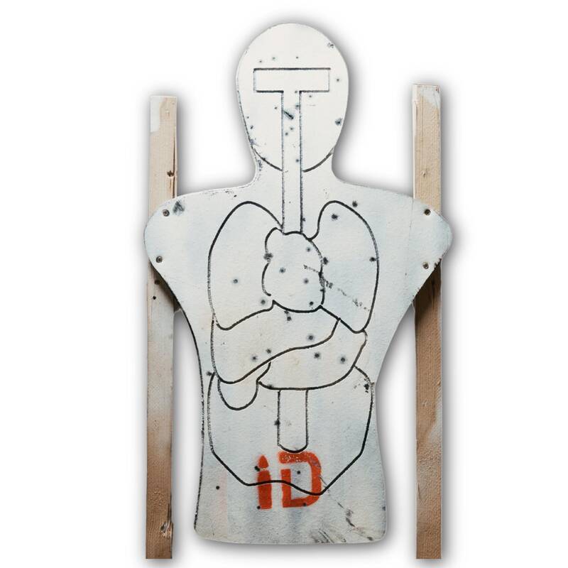 ID Anatomical Torso Infinity Target, Self-Healing targets for target practice lasts up to 7000 rounds