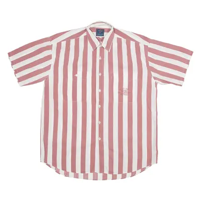 PORTS BAY California Cruise Mens Shirt Red Striped L