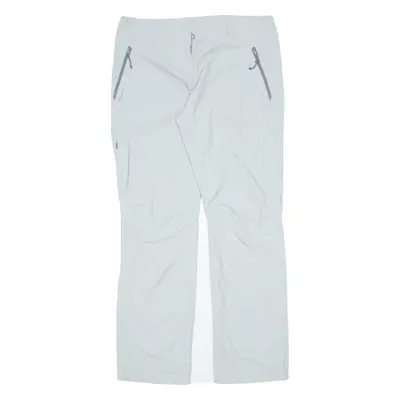 QUECHUA Outdoor Trousers Grey Regular Straight Womens W33 L31