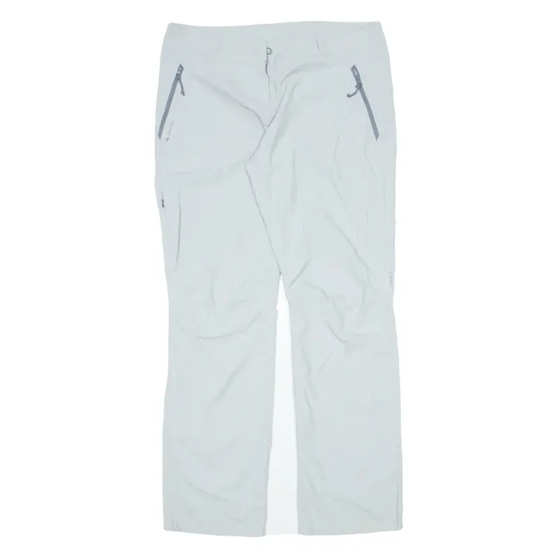 QUECHUA Outdoor Trousers Grey Regular Straight Womens W33 L31