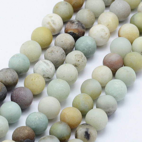 Natural Flower Amazonite Beads Strands