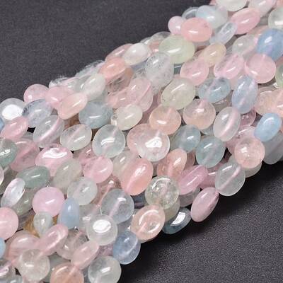 Natural Morganite Chip Beads Strands