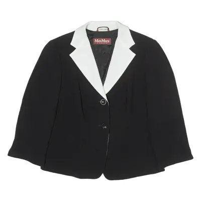 MAX MARA Womens Blazer Jacket Black UK 14