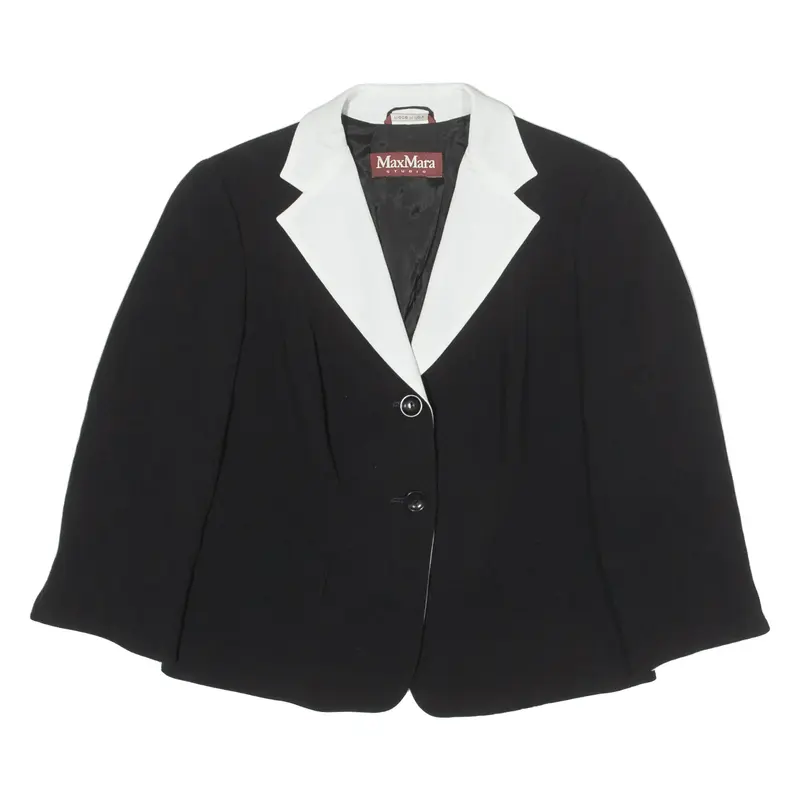 MAX MARA Womens Blazer Jacket Black UK 14