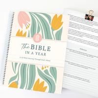The Bible in a Year, 52-week Study, A 365-day Spiritual Journey with Daily Prayer and Notes Set, Ideal Faith Gift for Men and...