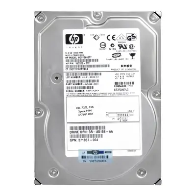 360205-012 HP 72.8GB Ultra-320 SCSI 10000 3.5-inch Hard Drive