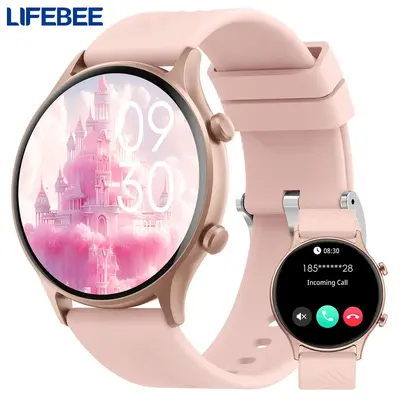 LIFEBEE Multifunctional Smart Watch for Women Men, (Answer/Make Calls) Fashionable Digital Smartwatch IP67 Waterproof Activit...