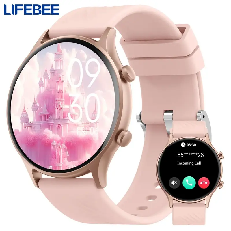 LIFEBEE Multifunctional Smart Watch for Women Men, (Answer/Make Calls) Fashionable Digital Smartwatch IP67 Waterproof Activit...