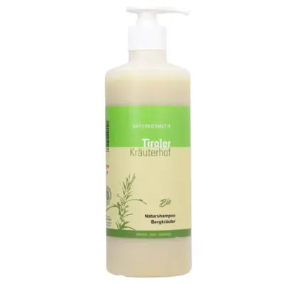 Tiroler kräuterhof Organic Shampoo with Mountain Herbs, 500 ml