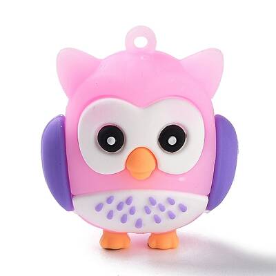 PVC Cartoon Owl Doll Pendants