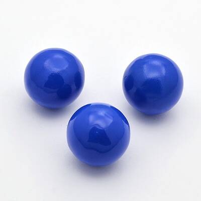 No Hole Spray Painted Brass Round Ball Beads Fit Cage Pendants