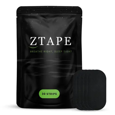 Mouth Tape Z - 30-Pack Hypoallergenic Sleep Strips for Snoring, Better Sleep, & Mouth Breathing | Skin-Friendly, Latex-Free, ...