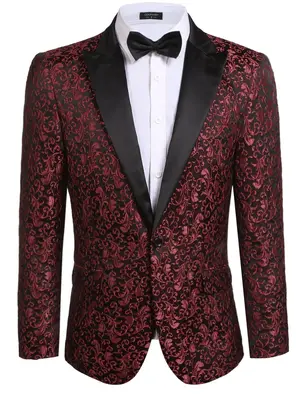 Floral Party Tuxedo (US Only), Red / L