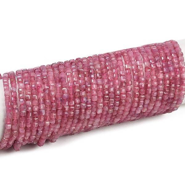 Natural Pink Tourmaline Beads Strands
