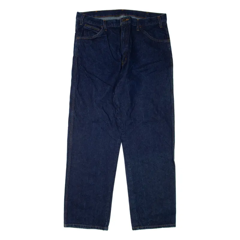 DICKIES Mens Jeans Blue Regular Straight W38 L32