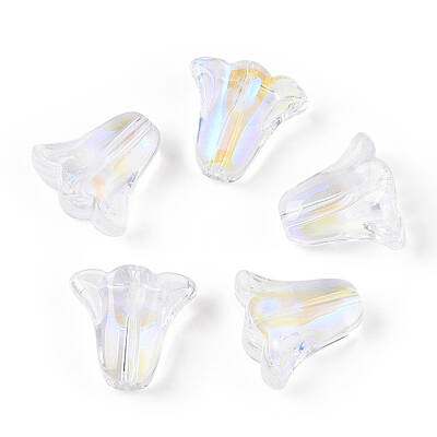 Transparent Electroplate Glass Beads