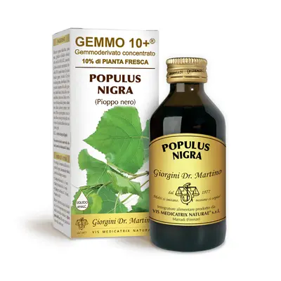 Dr Giorgini gemmo 10+ black poplar 100 ml non-alcoholic liquid