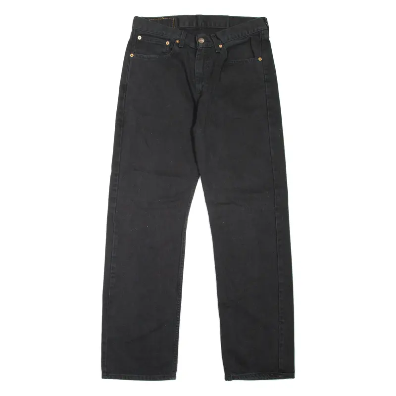 LEVI'S 751 02 Jeans Mens Black Regular Straight W32 L32