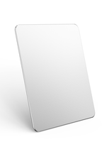 ULTRA-THIN Aluminum Gaming Mouse Pad Hard Silver Clear Modern Double Side Design Mouse Mat Waterproof Fast and Accurate Contr...